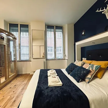 Апартаменты Saun Arene Grand T2 Proche Gare Avec Sauna Реймс