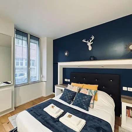 Saun Arene Grand T2 Proche Gare Avec Sauna Апартаменты Реймс